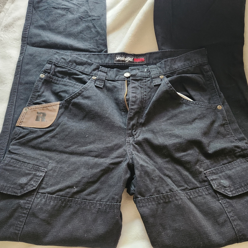 Wrangler Men's Black Cargo Pants